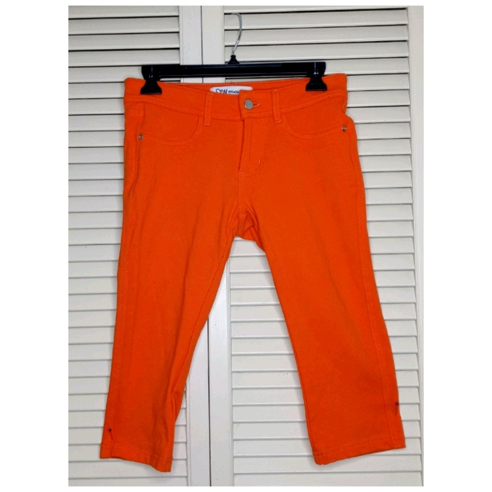 JW Maxx Orange Jean Shorts Knee Length